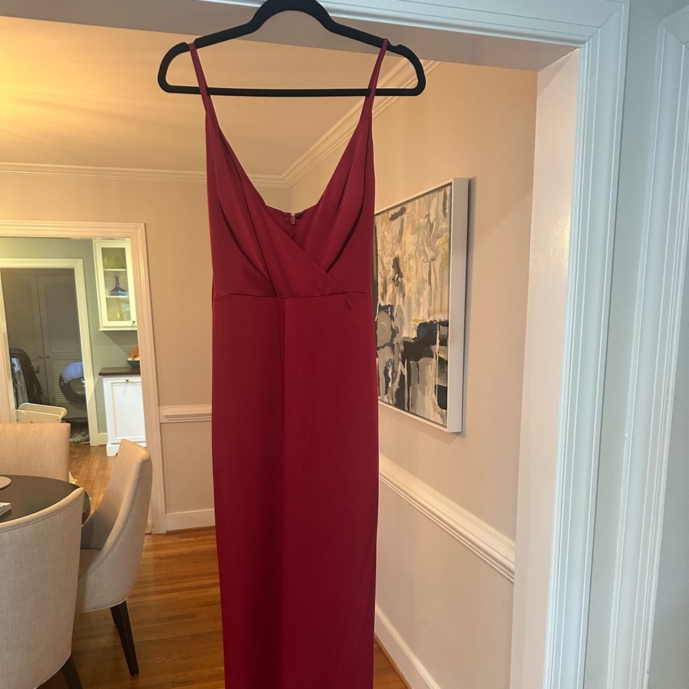 BCBGMaxAzria Burgundy Jumpsuit - tags on, never been worn!